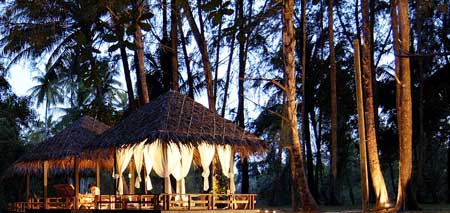 Picture of our massage pavilions